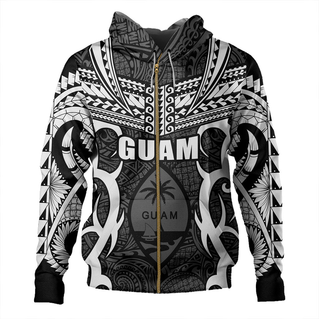 Guam Hoodie Coat Of Arms Tribal Tattoo Concept
