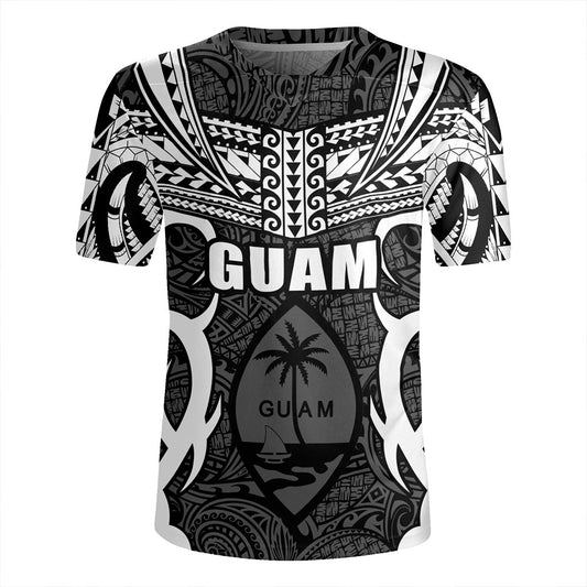 Guam Rugby Jersey Coat Of Arms Tribal Tattoo Concept