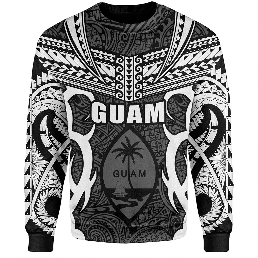 Guam Sweatshirt Coat Of Arms Tribal Tattoo Concept