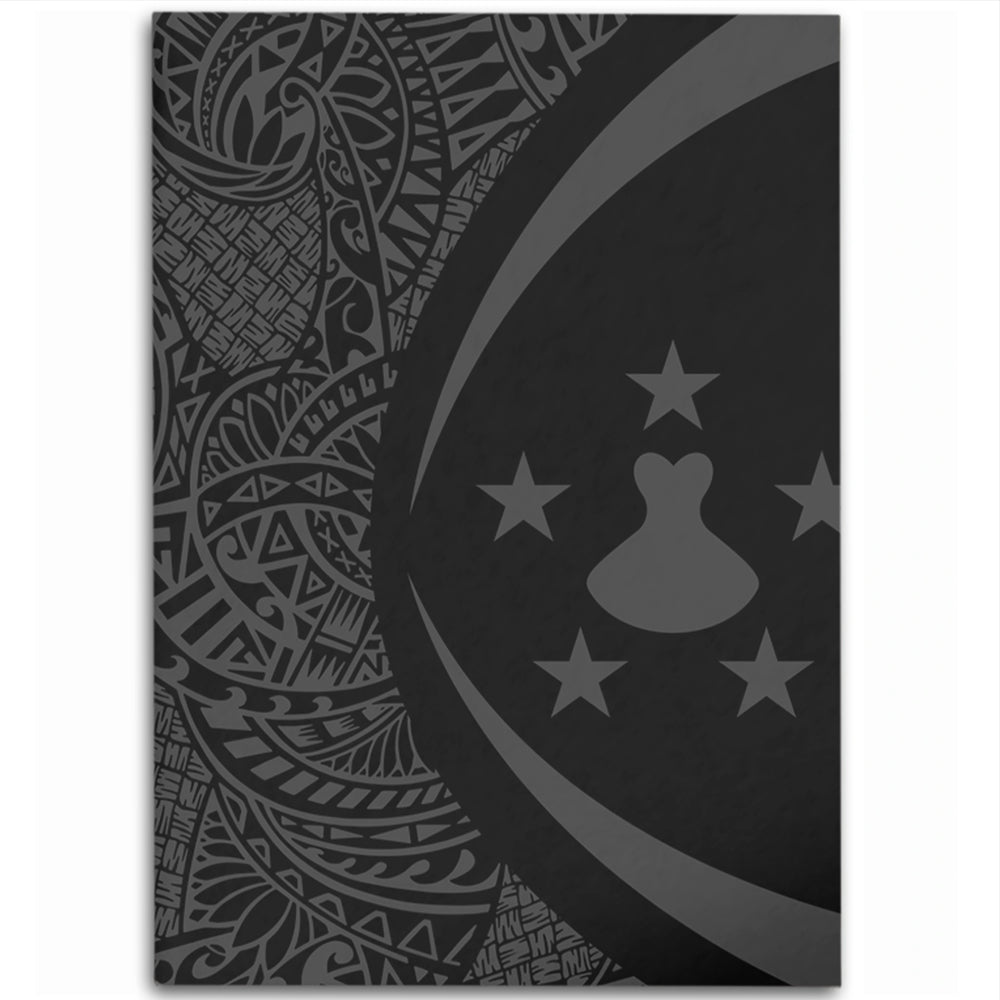 Austral Islands Area Rug Lauhala Gray Circle Style