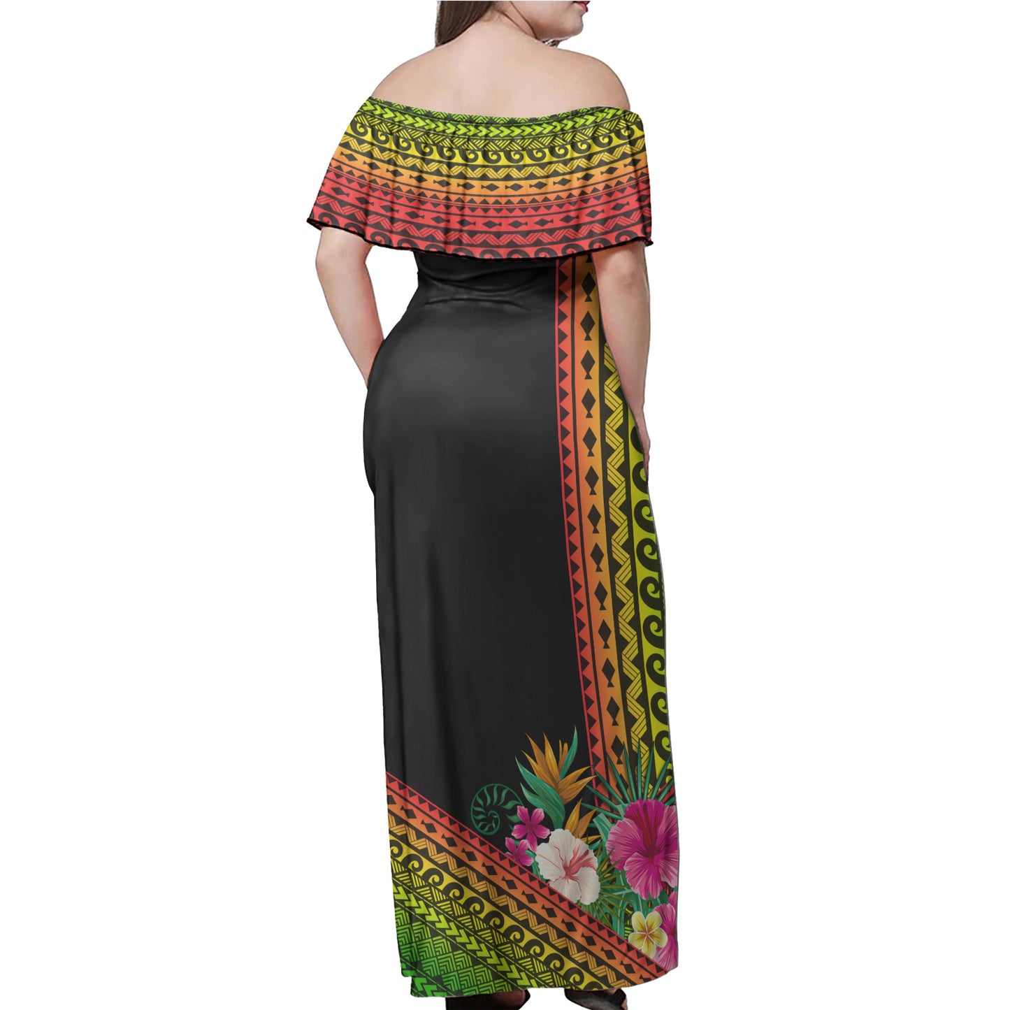 Hawaii Combo Dress And Shirt King Hawaii With Tropical Flowers