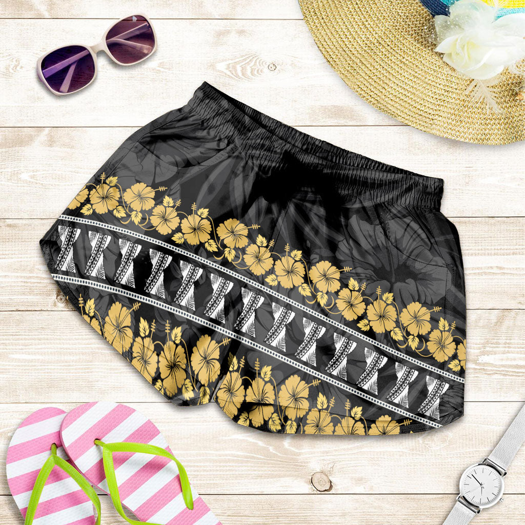 Guam Women Shorts Hibiscus Chamorro