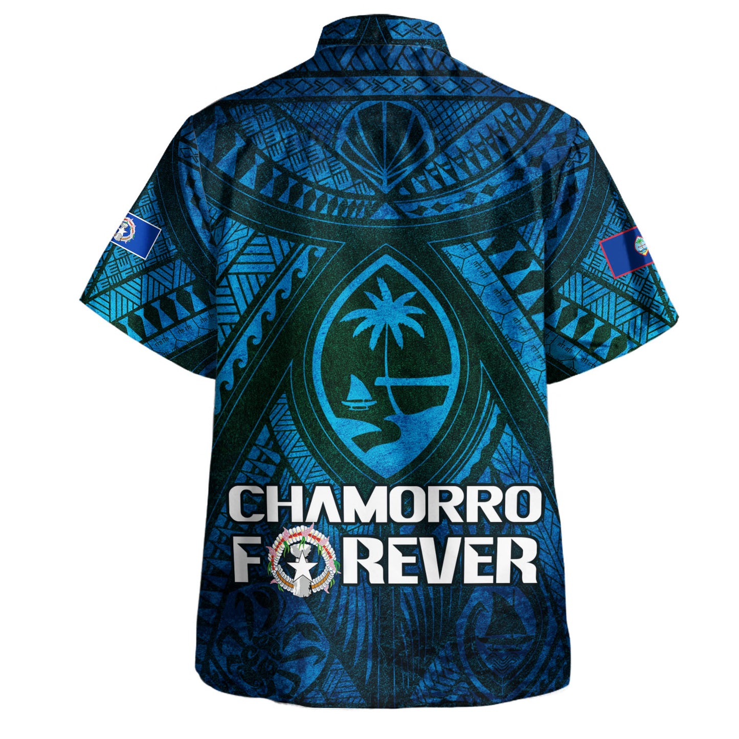 Guam Custom Personalised Hawaiian Shirt Mariana Islands Chamorro Forever Style