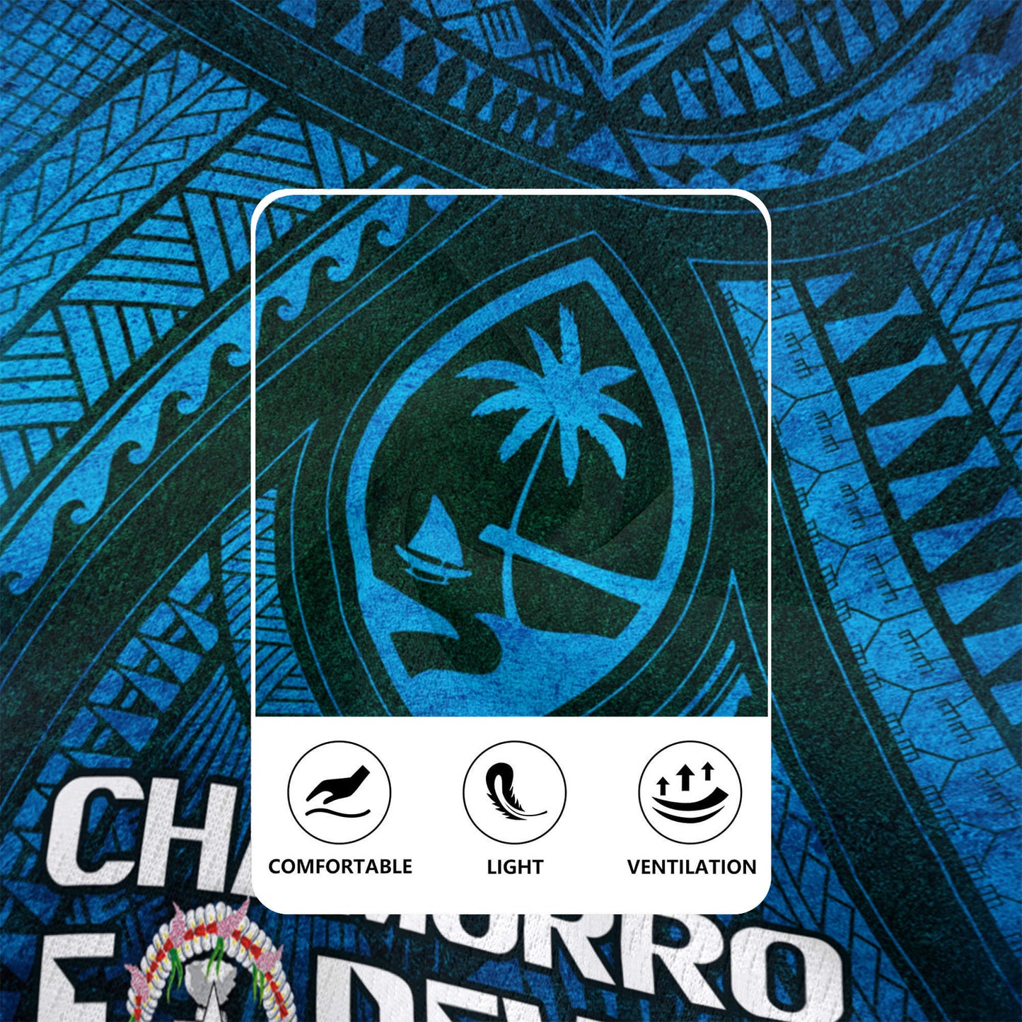 Guam Custom Personalised Rugby Jersey Mariana Islands Chamorro Forever Style