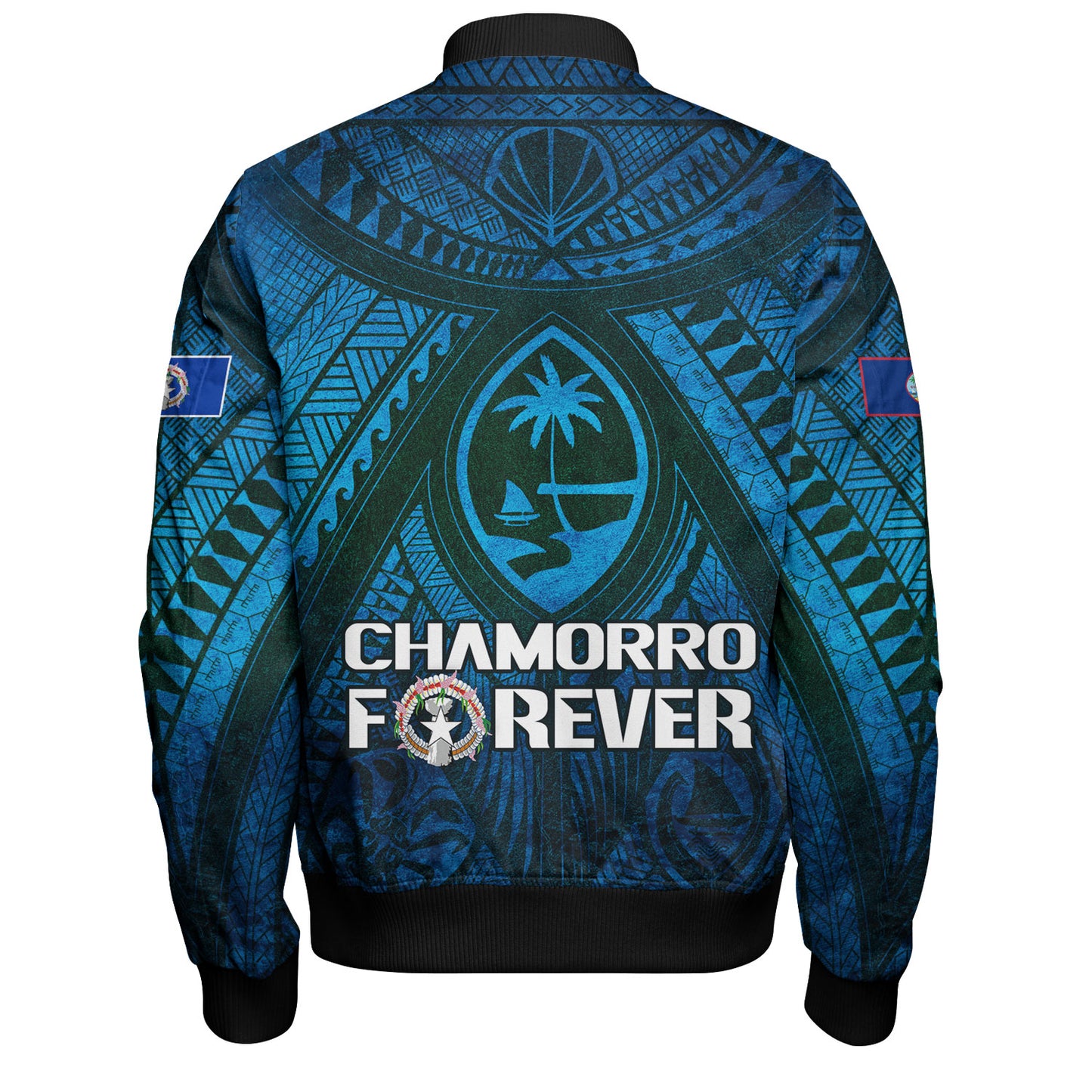 Guam Custom Personalised Bomber Jacket Mariana Islands Chamorro Forever Style
