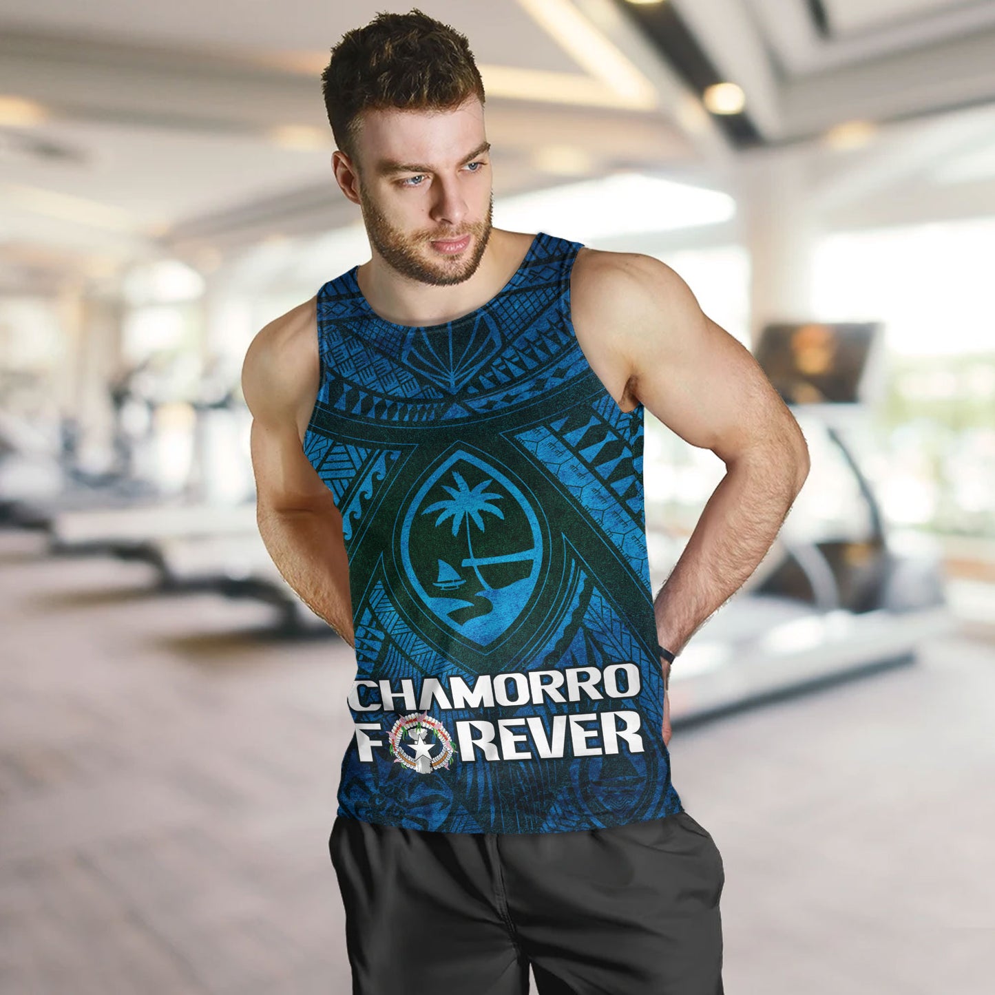 Guam Custom Personalised Tank Top Mariana Islands Chamorro Forever Style