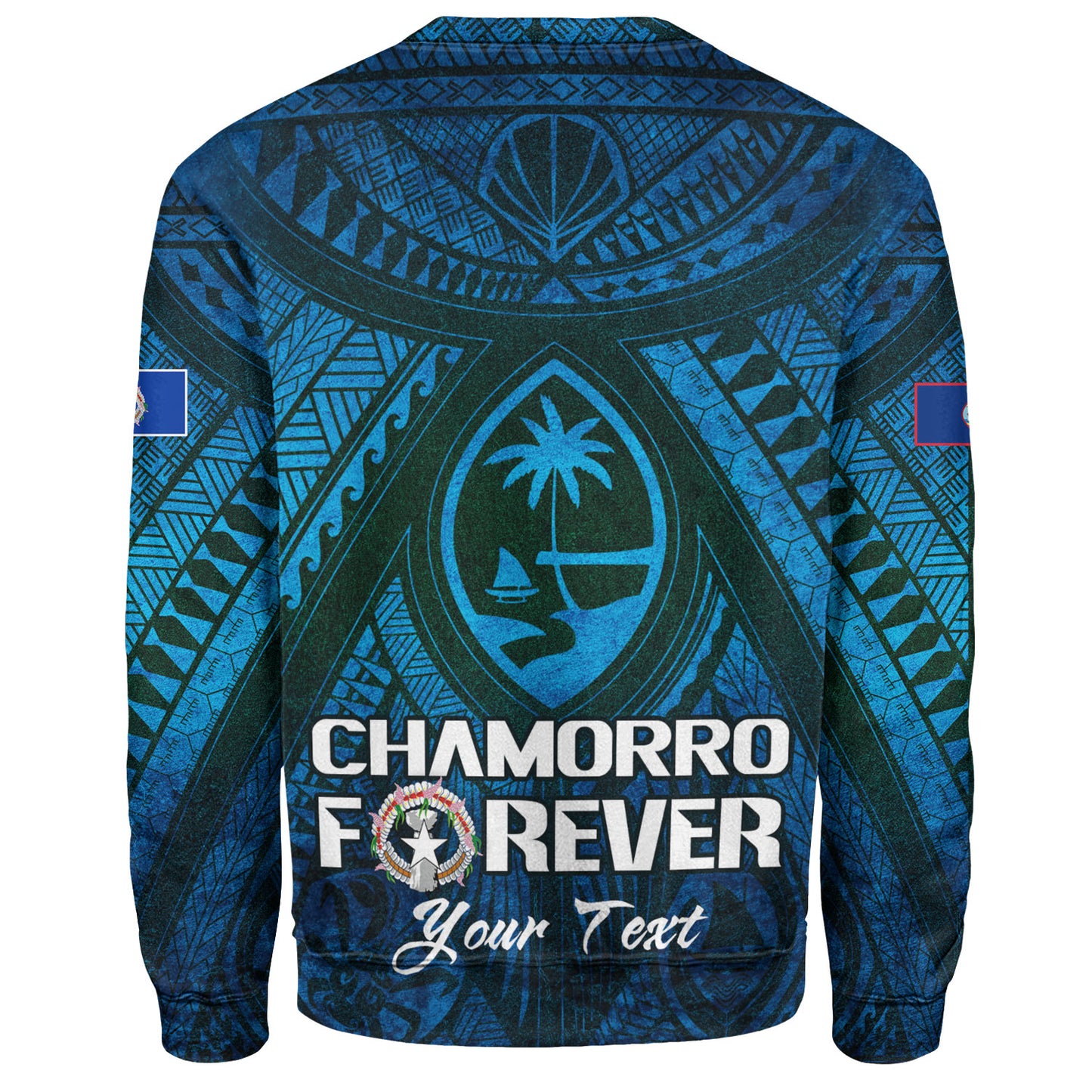 Guam Custom Personalised Sweatshirt Mariana Islands Chamorro Forever Style