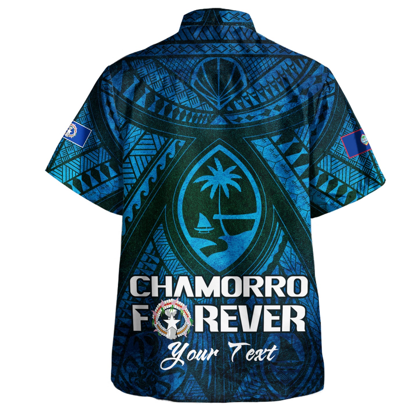 Guam Custom Personalised Hawaiian Shirt Mariana Islands Chamorro Forever Style