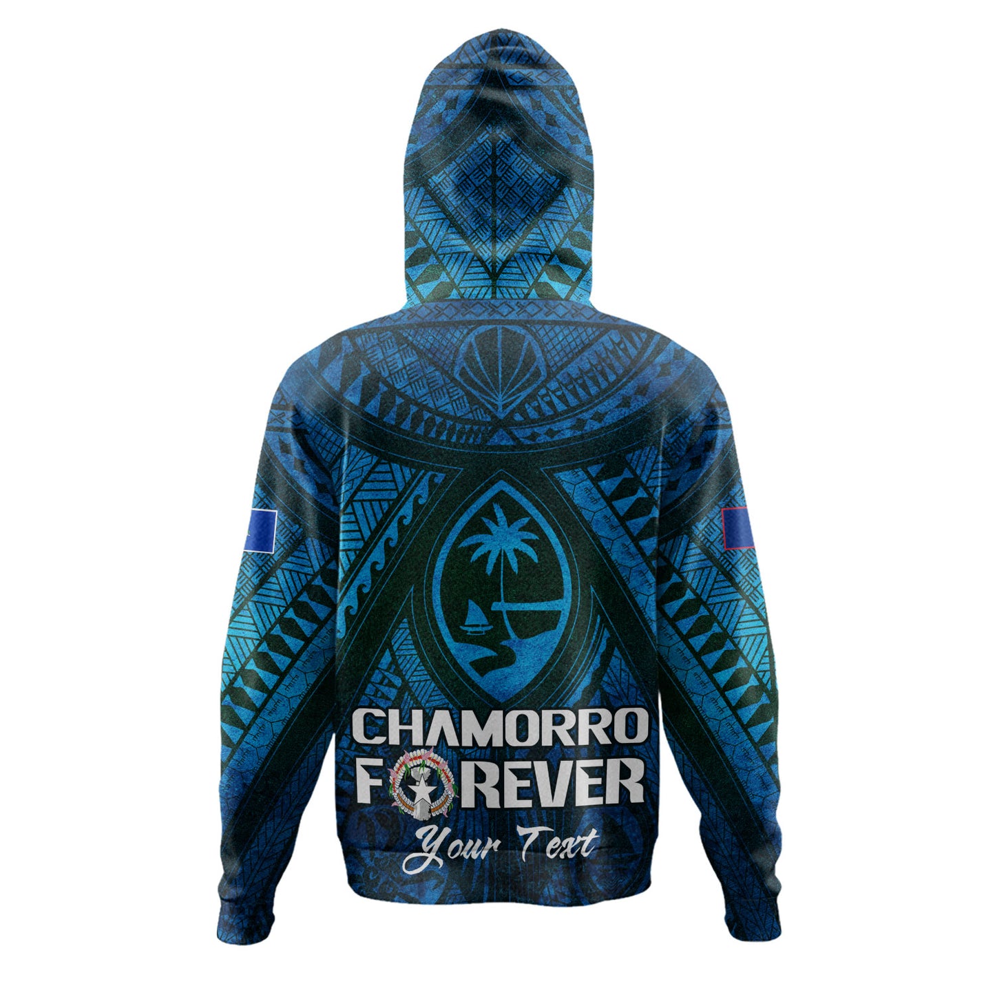 Guam Custom Personalised Hoodie Mariana Islands Chamorro Forever Style