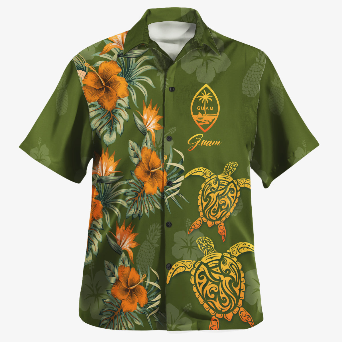 Chuuk Custom Personalised Hawaiian Shirt Polynesian Tropical Summer
