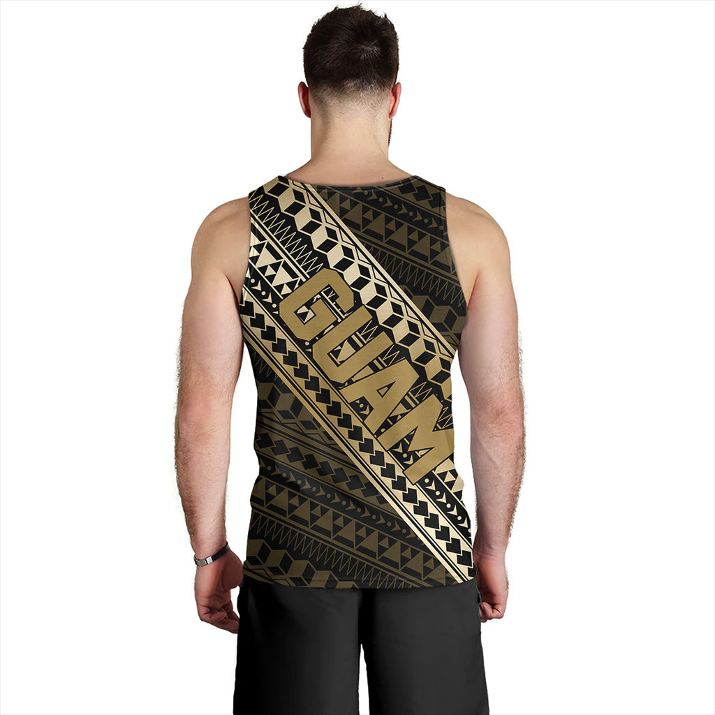 Guam Tank Top Tribal Tattoo Style