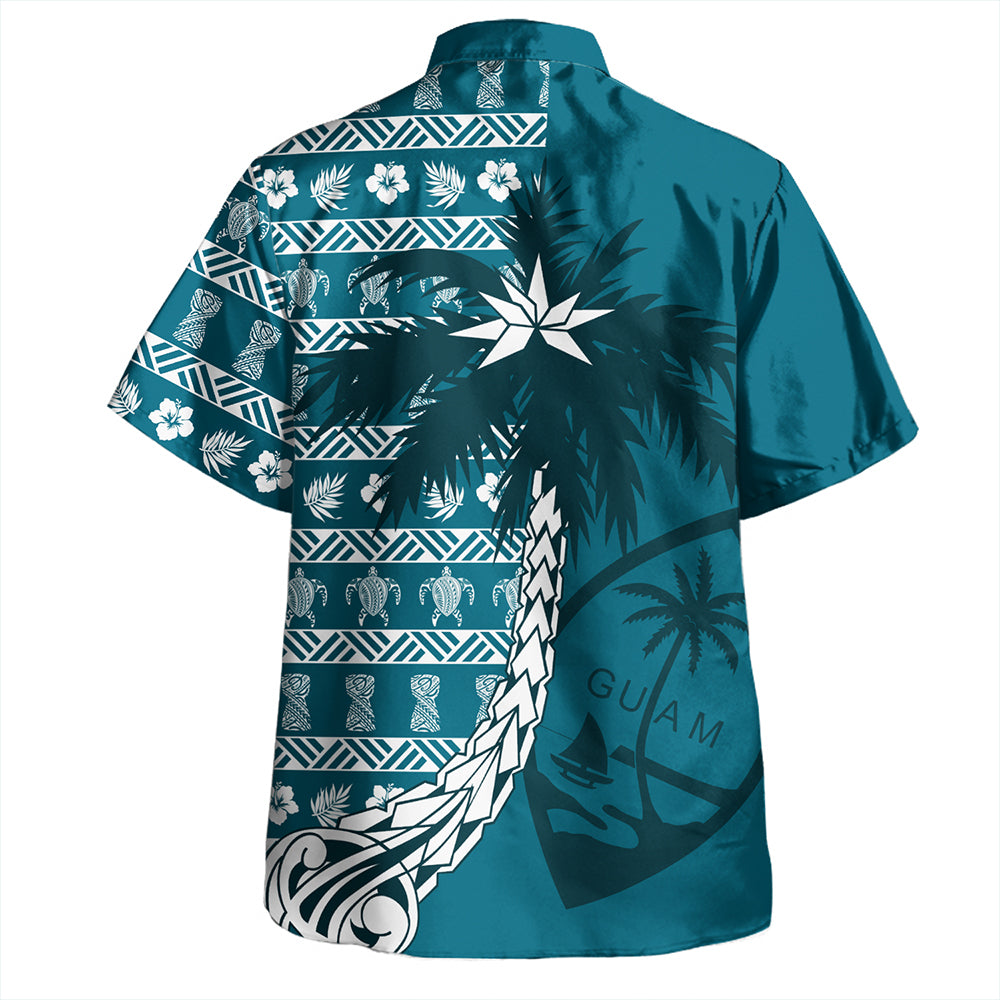 Kiribati Hawaiian Shirt Polynesian Flag With Coat Of Arms
