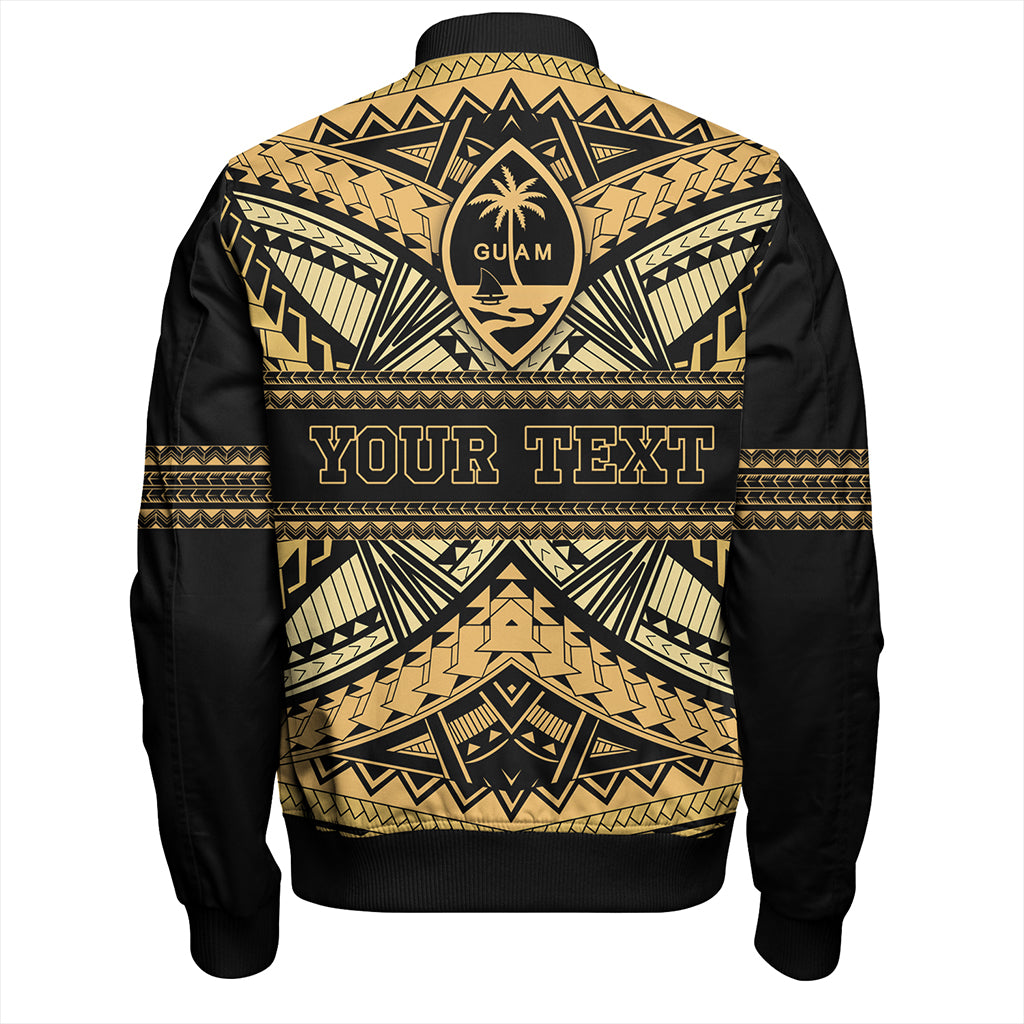 Guam Bomber Jacket Custom Micronesian Gold Luxury Style