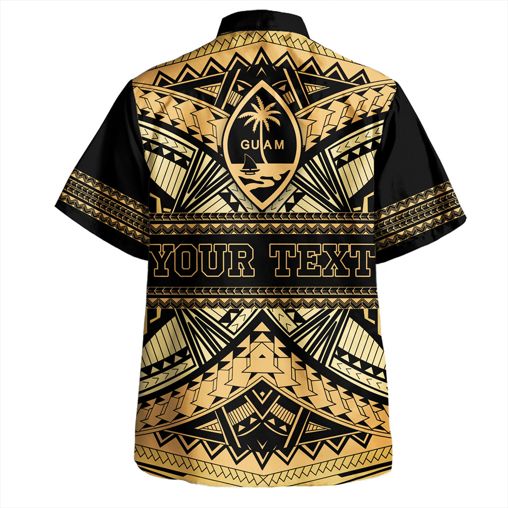Guam Hawaiian Shirt Custom Micronesian Gold Luxury Style