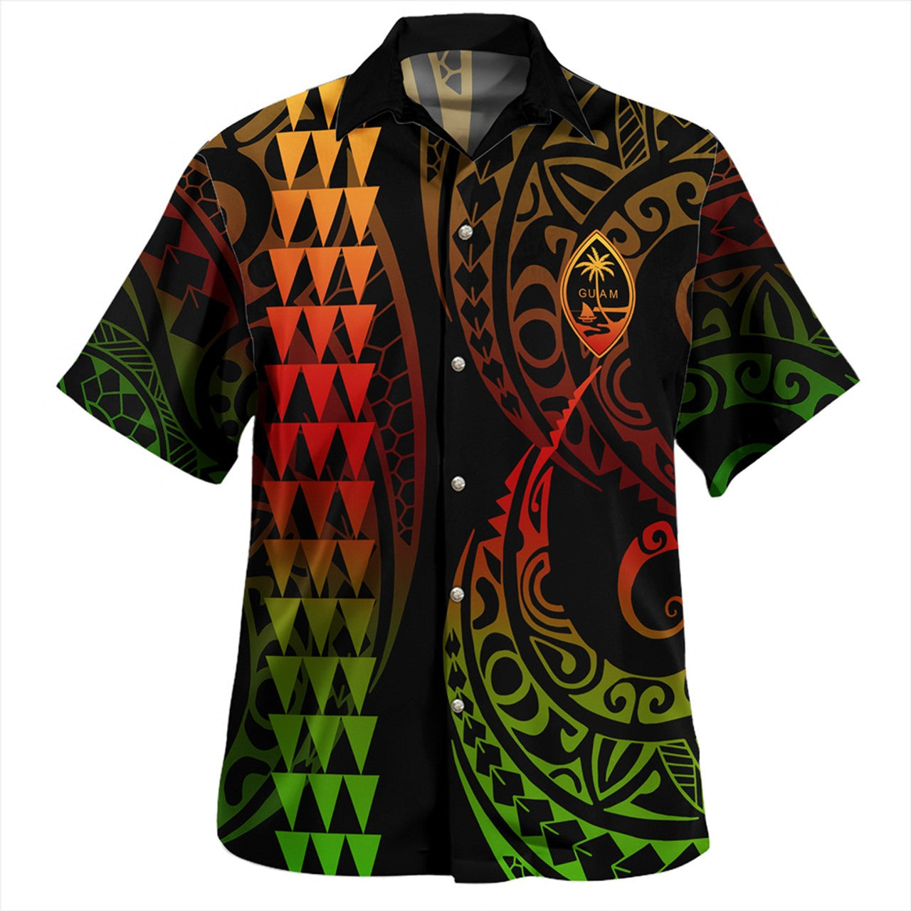 Guam Combo Puletasi And Shirt Kakau Style Reggae