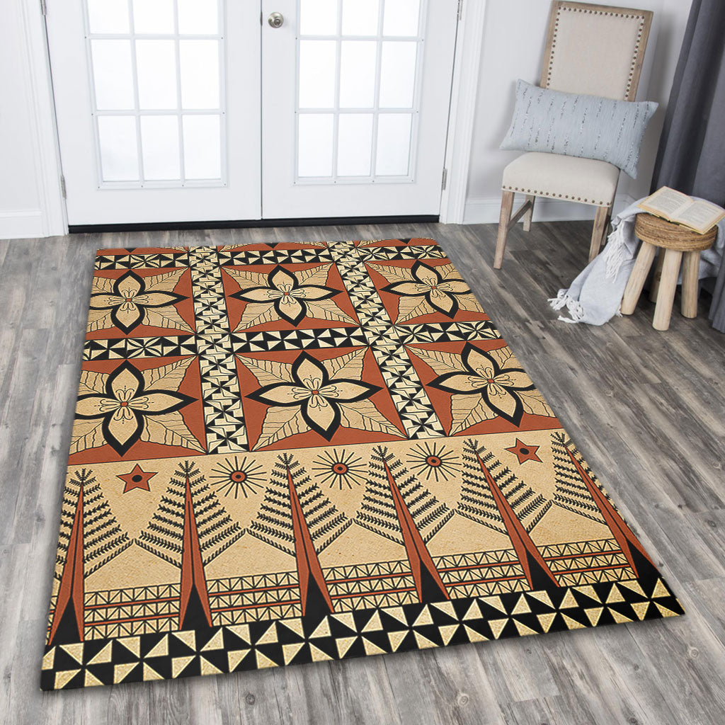 Tonga Area Rug Tapa Motif