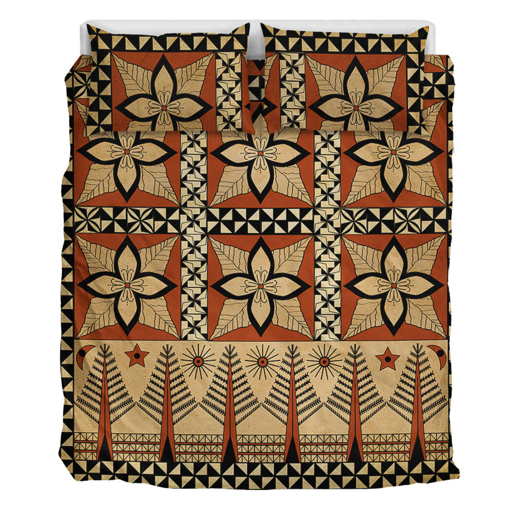 Tonga Bedding Set Tapa Motif