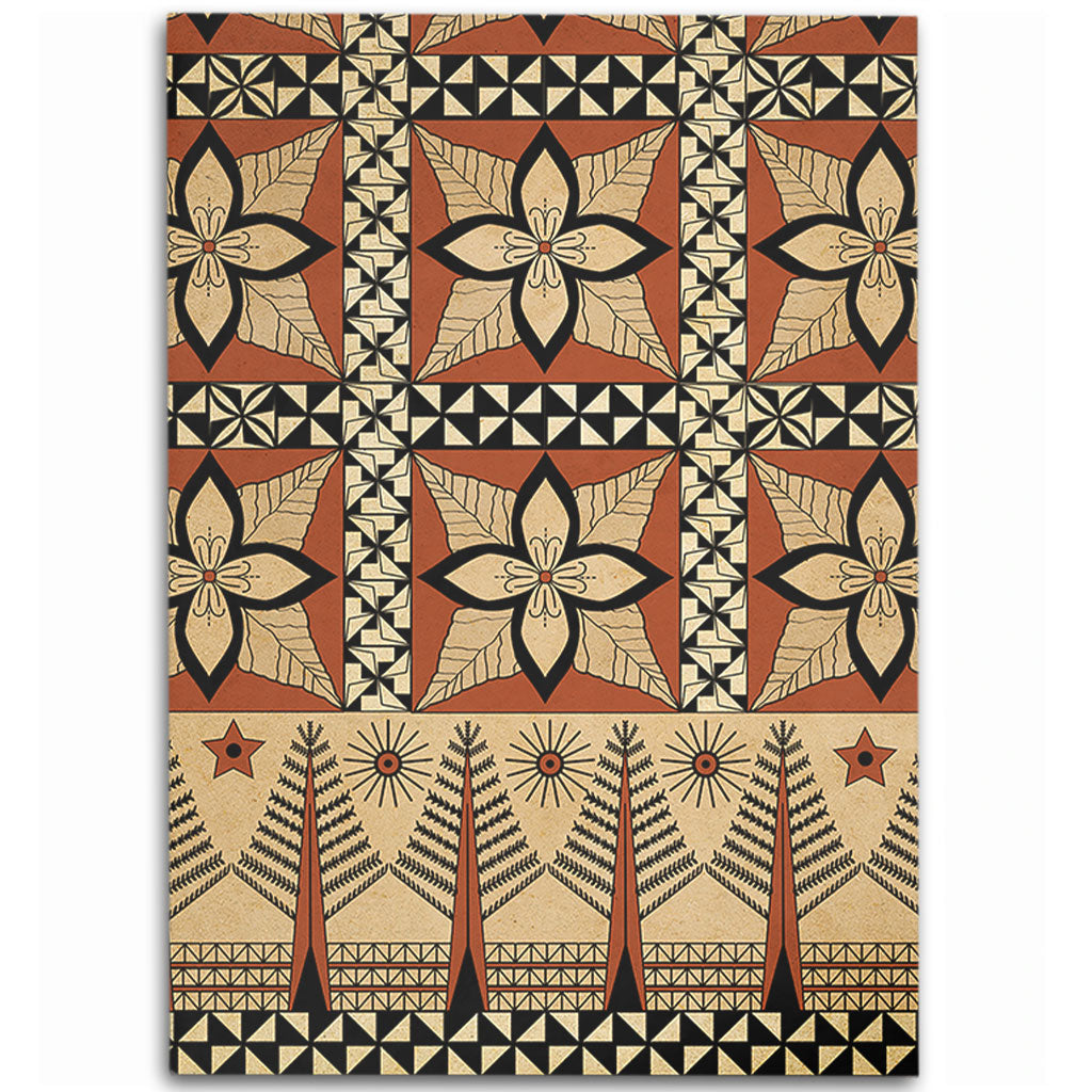 Tonga Area Rug Tapa Motif