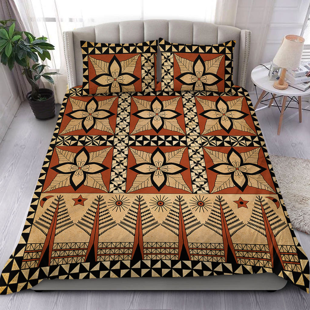 Tonga Bedding Set Tapa Motif