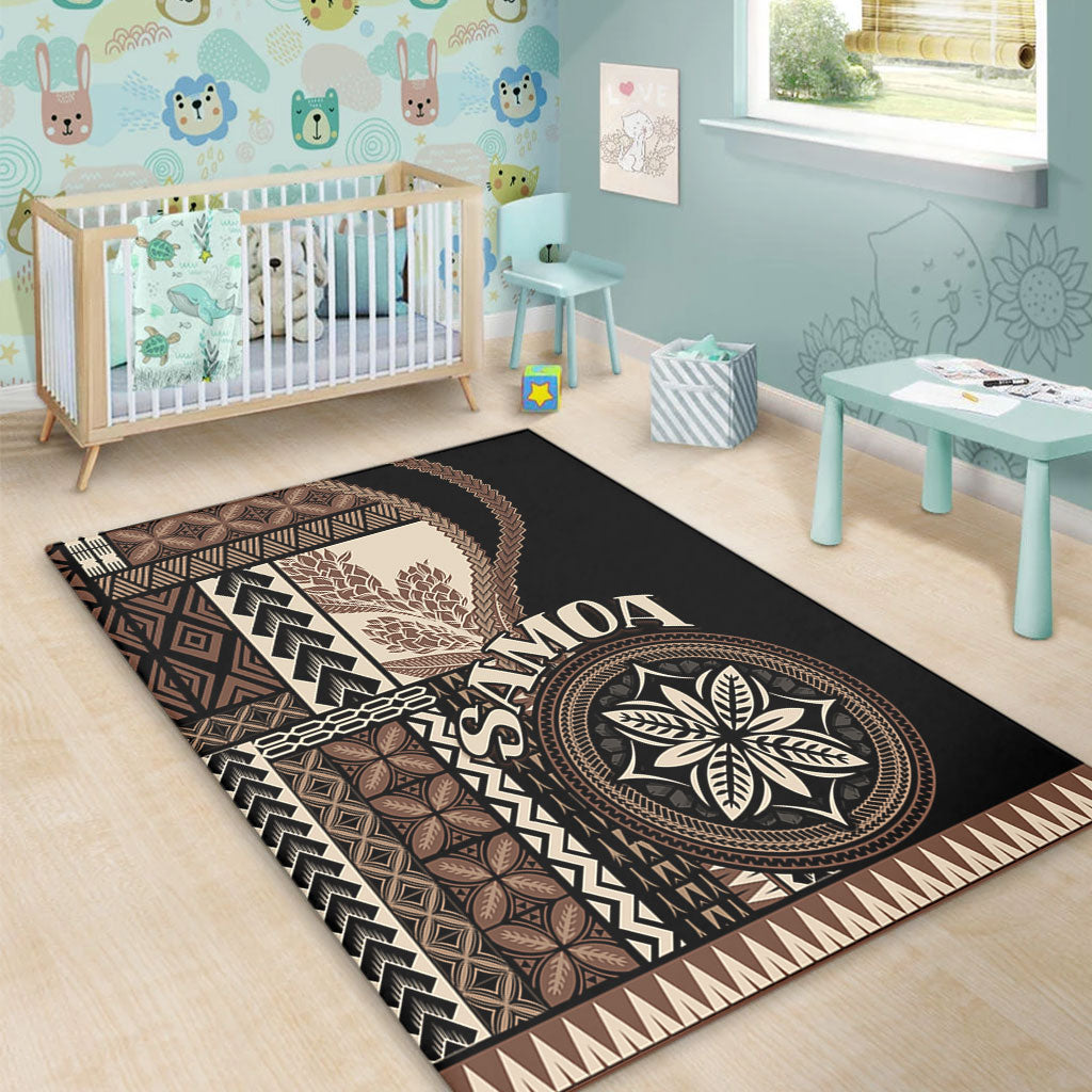 Samoa Area Rug Samoan Siapo Motif Classic Style