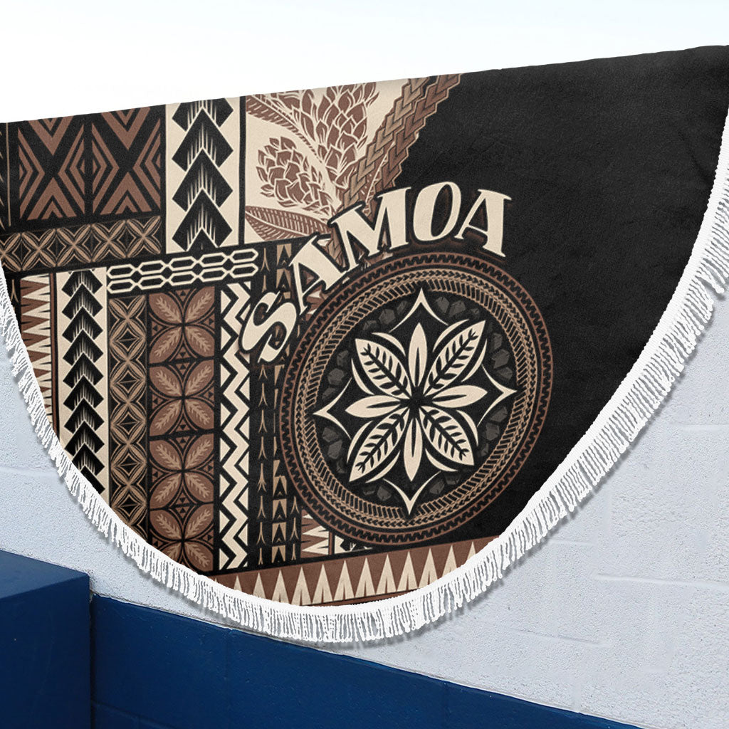 Samoa Beach Blanket Samoan Siapo Motif Classic Style