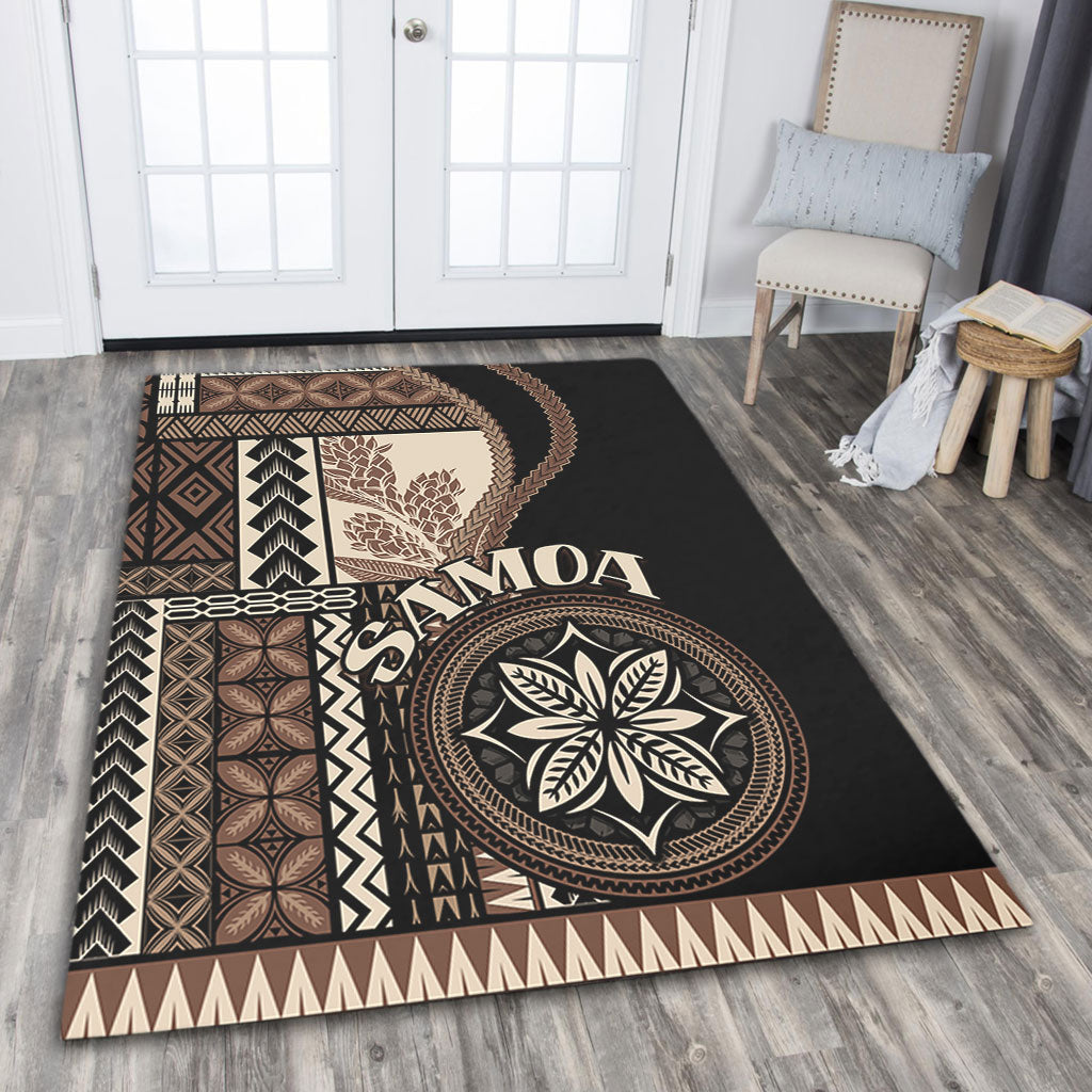 Samoa Area Rug Samoan Siapo Motif Classic Style