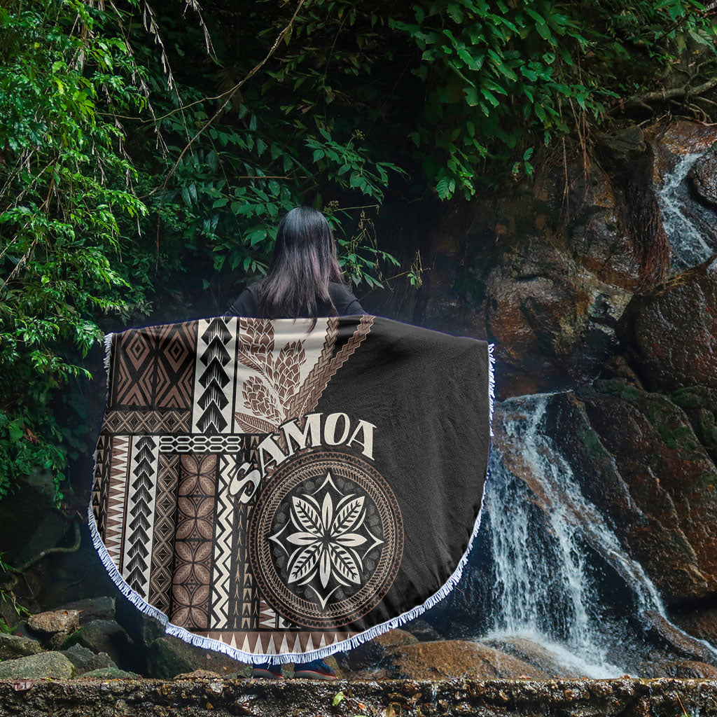 Samoa Beach Blanket Samoan Siapo Motif Classic Style