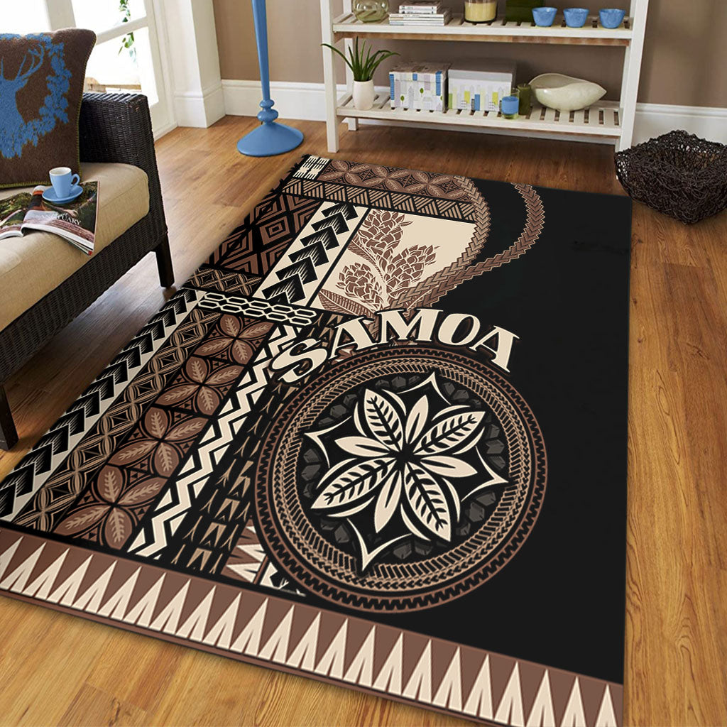 Samoa Area Rug Samoan Siapo Motif Classic Style