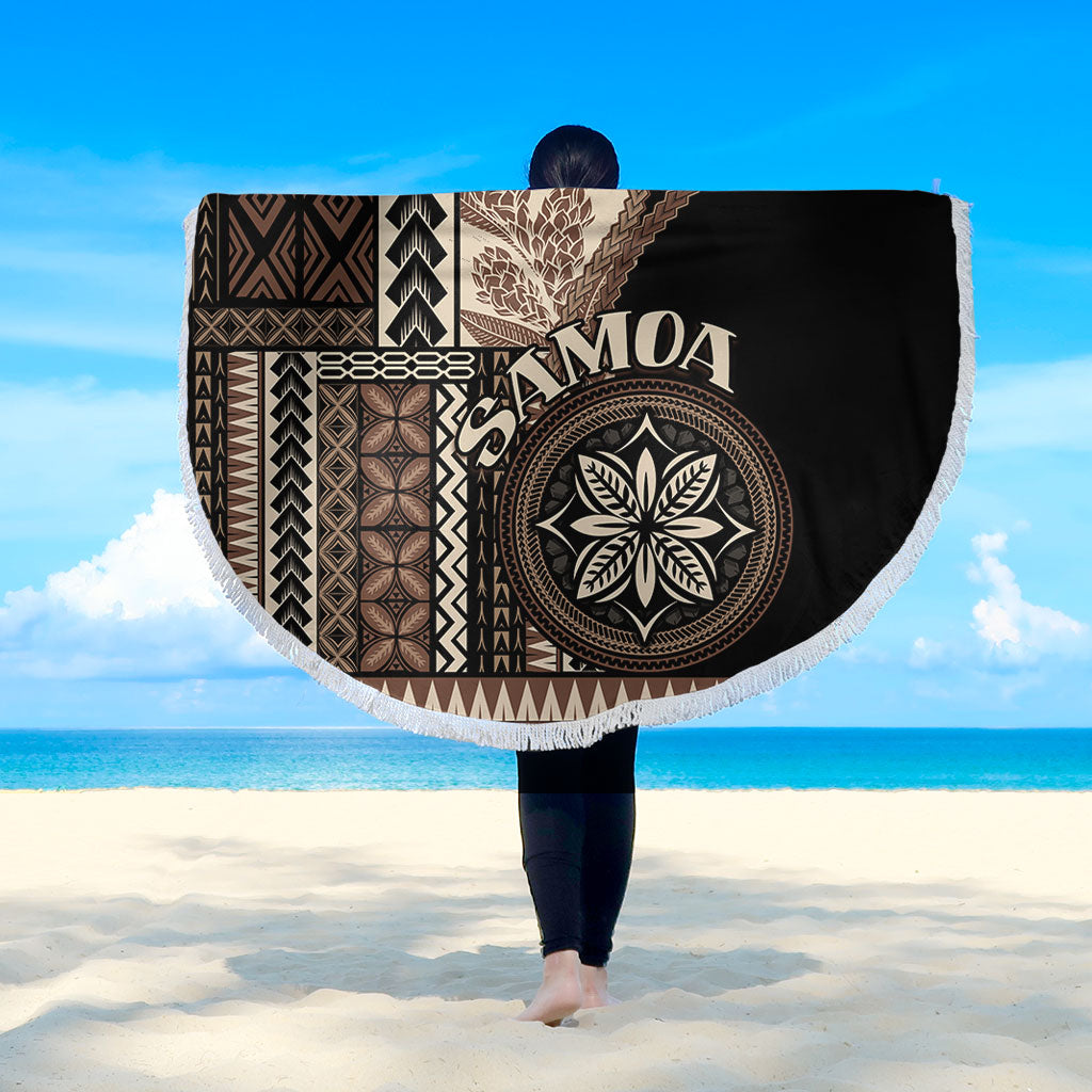 Samoa Beach Blanket Samoan Siapo Motif Classic Style