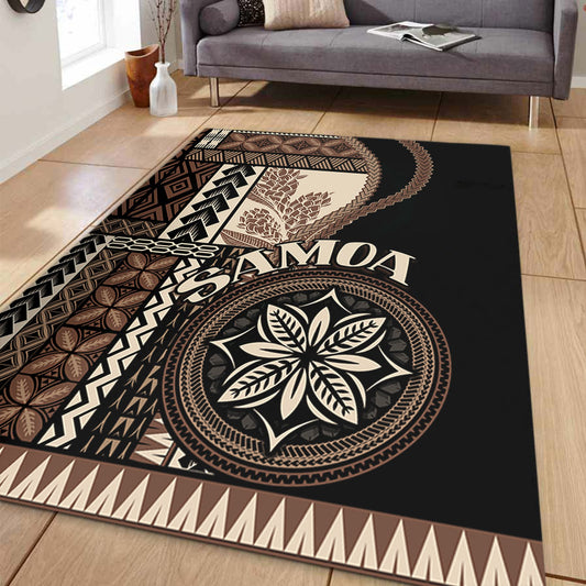 Samoa Area Rug Samoan Siapo Motif Classic Style