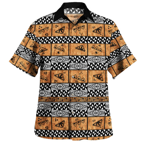 Tonga Hawaiian Shirt Tapa Pattern