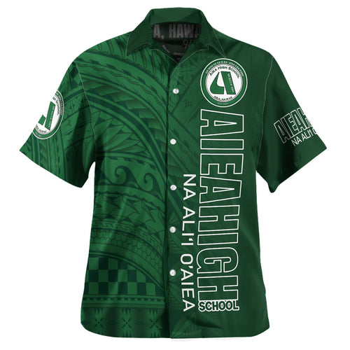 Hawaii Aiea High School Hawaiian Shirt - Na Ali'i O'aiea Hawaii Patterns