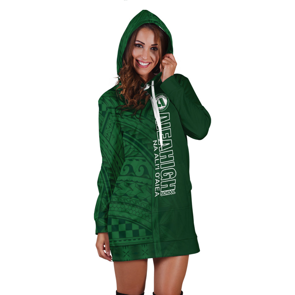 Hawaii Aiea High School Hoodie Dress - Na Ali'i  O'aiea Hawaii Patterns