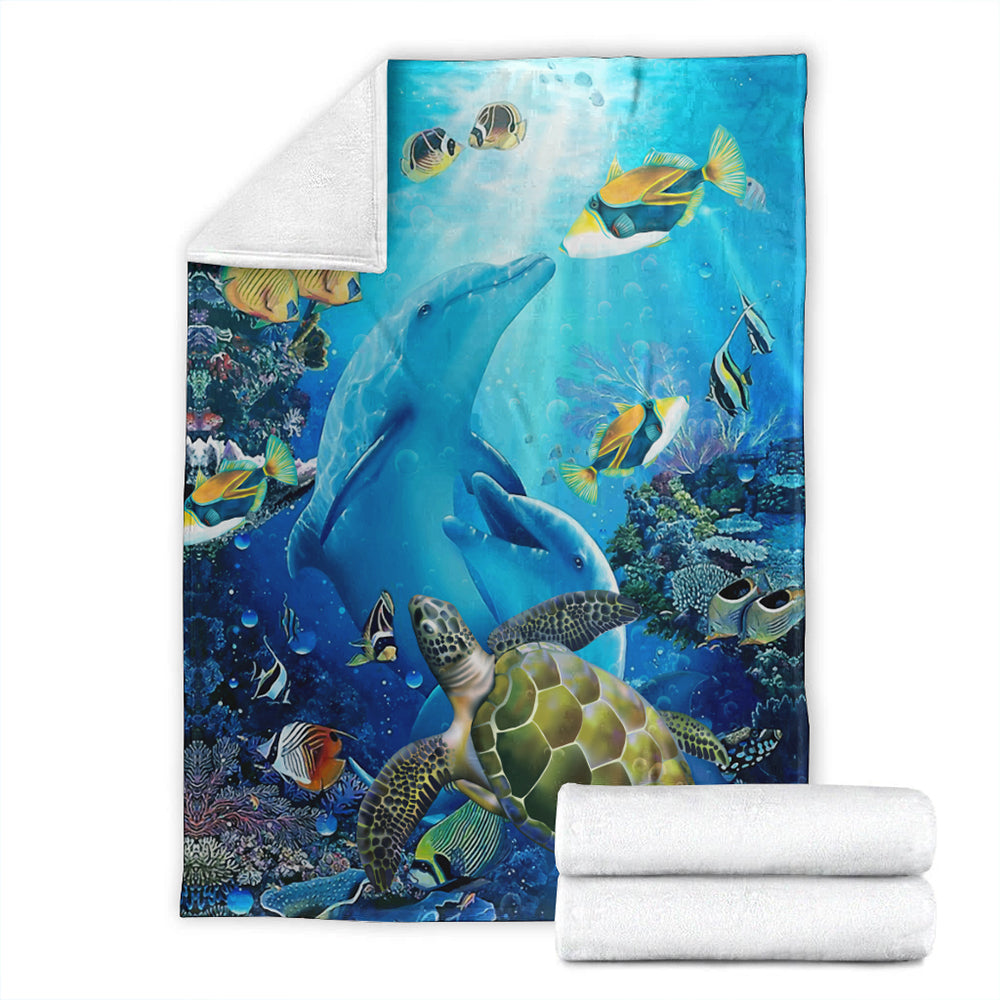 Hawaii Premium Blanket Animal Ocean
