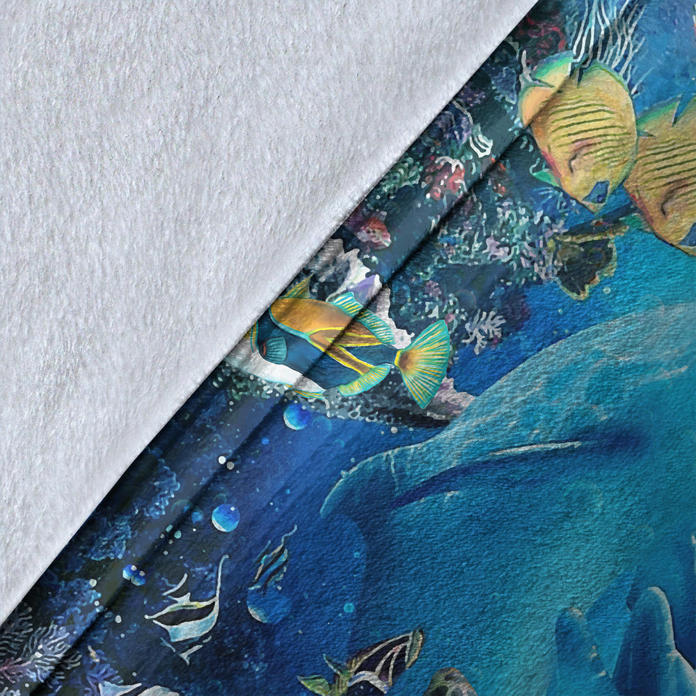 Hawaii Premium Blanket Animal Ocean