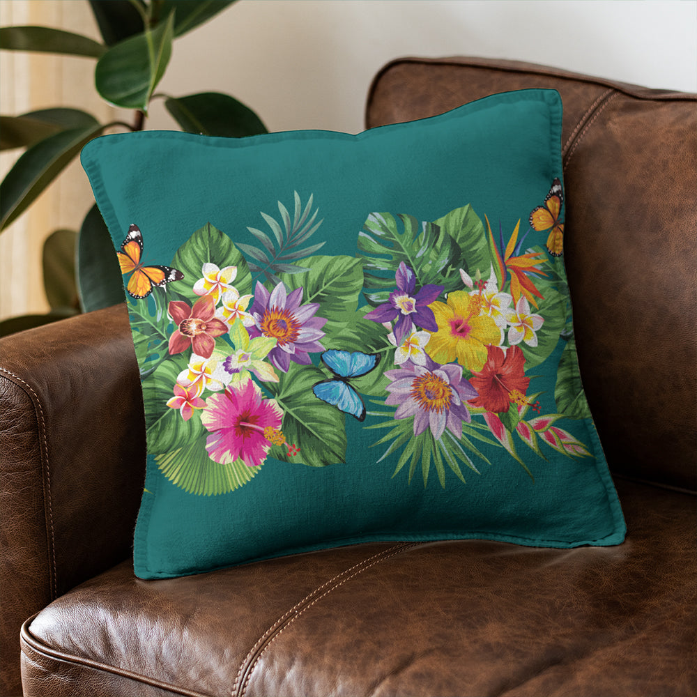 Hawaii Pillow Cover Garden Flower