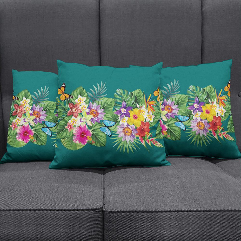 Hawaii Pillow Cover Garden Flower