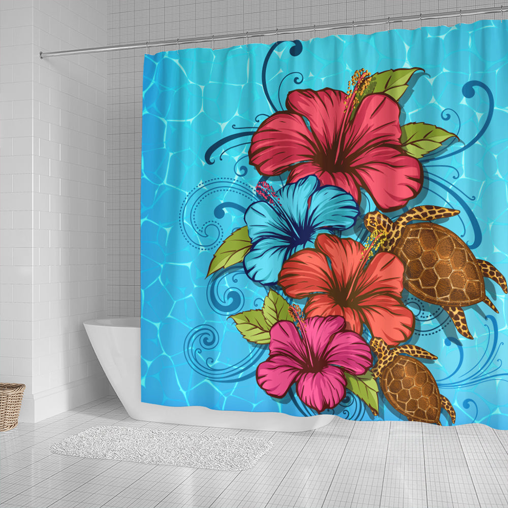 Hawaii Shower Curtain Hibiscus Flower Soulful