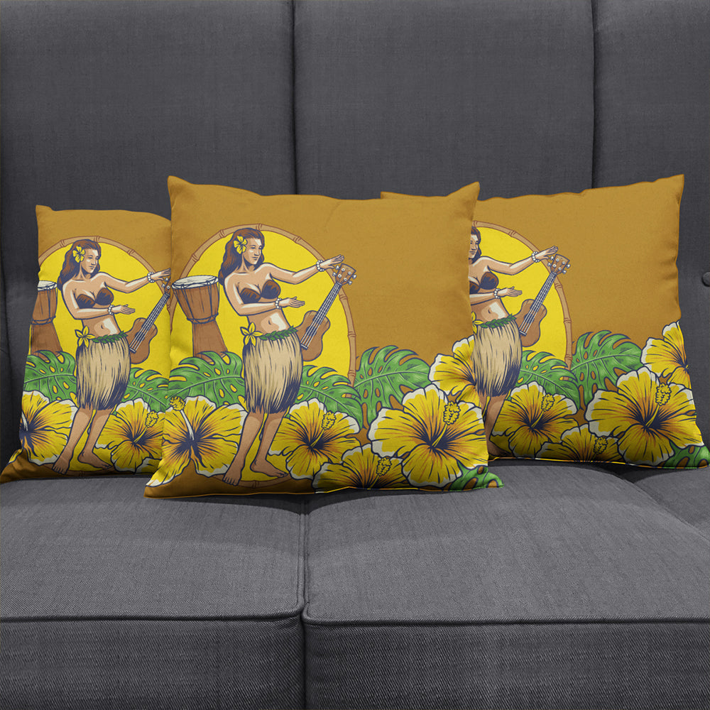 Hawaii Pillow Cover Hula Girl Dance Tradition
