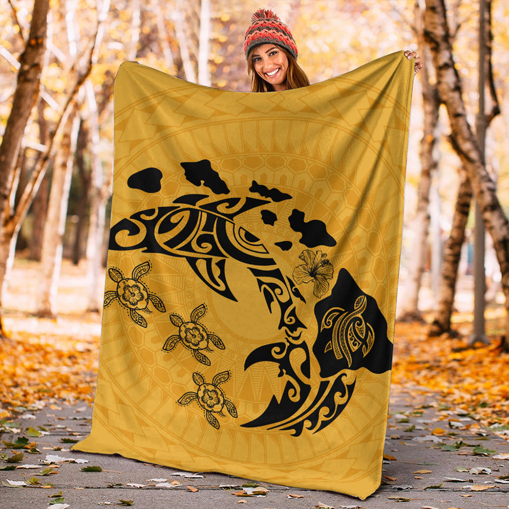 Hawaii Premium Blanket Love Animal Polynesian