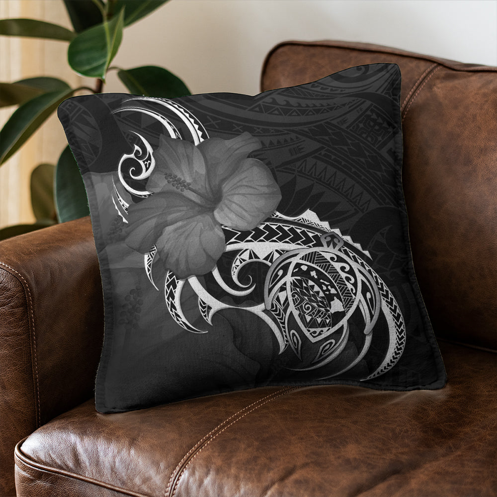 Hawaii Pillow Cover Map Turtle Hibiscus Polynesian Divise