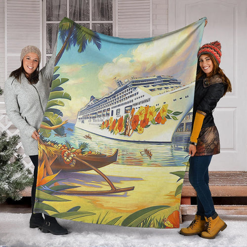Hawaii Premium Blanket Mordern City