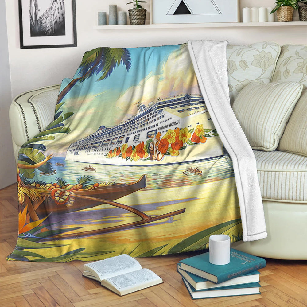 Hawaii Premium Blanket Mordern City