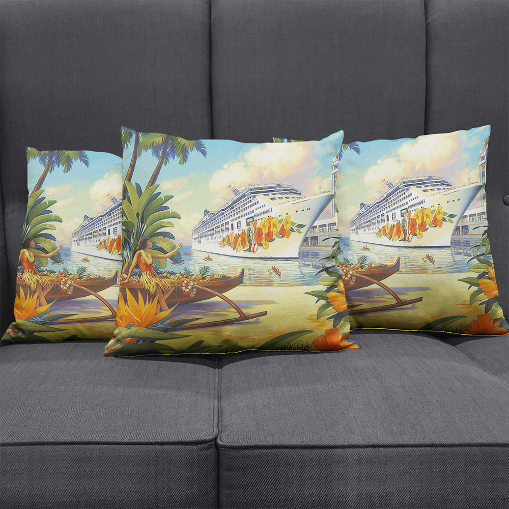 Hawaii Pillow Cover Mordern City