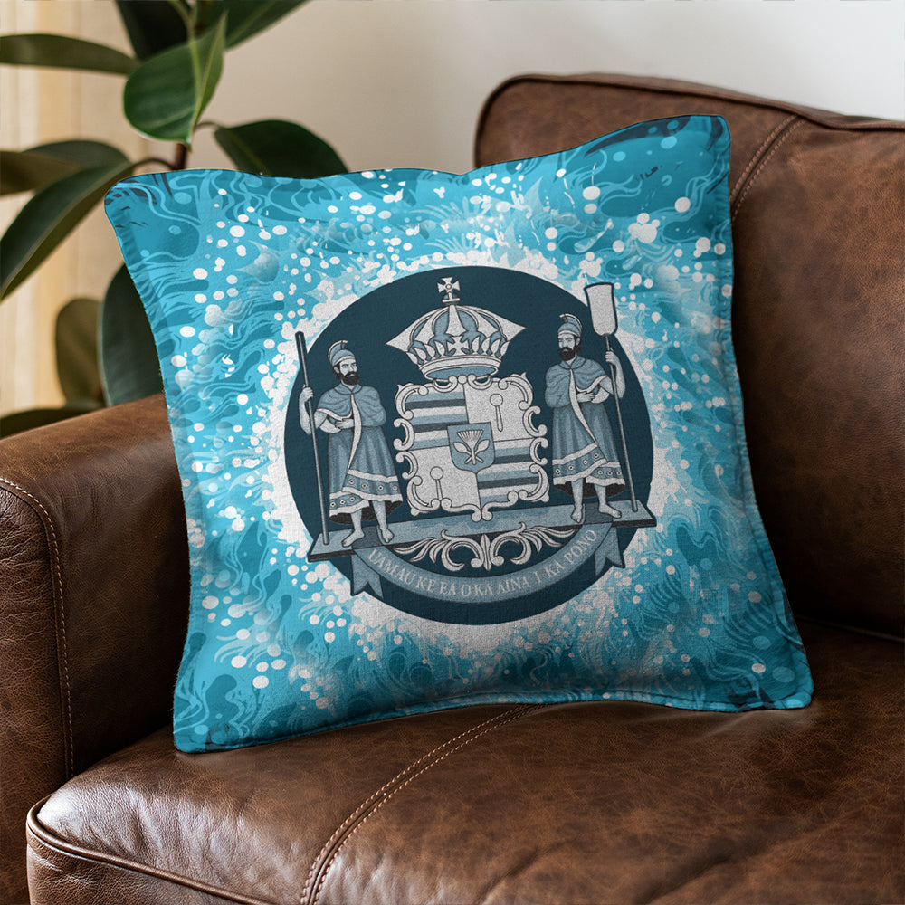 Hawaii Pillow Cover Native Hawaii Coat Of Arms Pillow Cover Discrete
