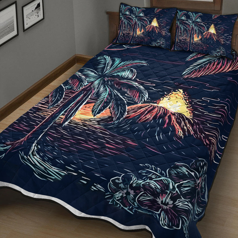 Hawaii Quilt Bed Set Night On The Land