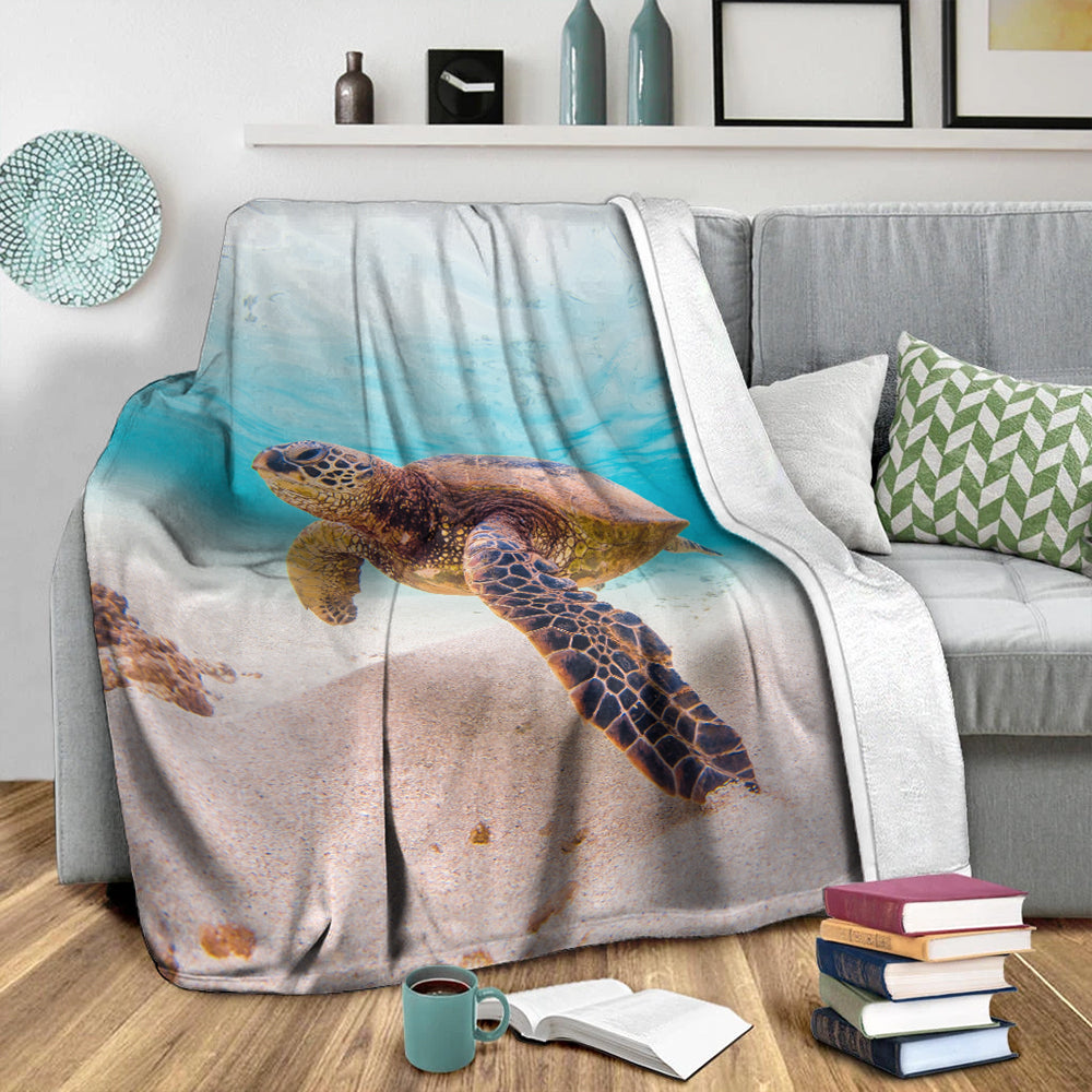 Hawaii Premium Blanket Ocean Picture