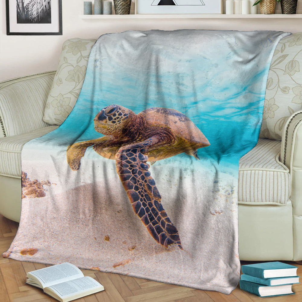 Hawaii Premium Blanket Ocean Picture