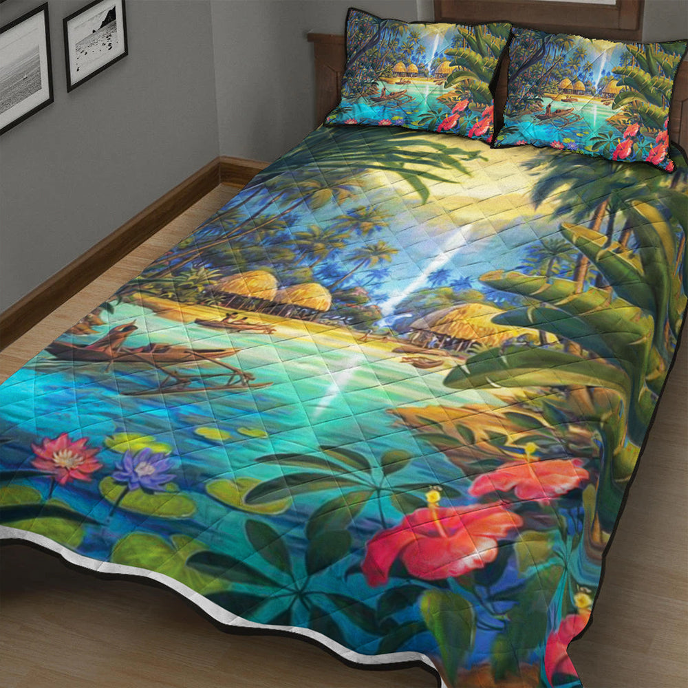 Hawaii Quilt Bed Set Picture