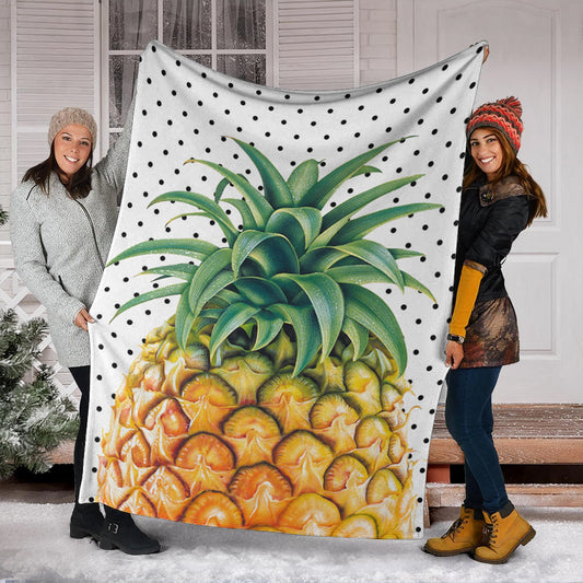 Hawaii Premium Blanket Pineapple Dottie